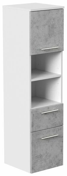 Hochschrank VIVA - Beton - 135 Cm 3 Hochschrank VIVA - Beton - 135 Cm