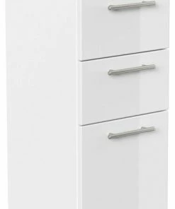 Midischrank VIVA - Weiß - Weiß Hochglanz - 75 Cm Hoch