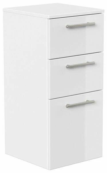 Midischrank VIVA - Weiß - Weiß Hochglanz - 75 Cm Hoch 3 Midischrank VIVA - Weiß - Weiß Hochglanz - 75 Cm Hoch