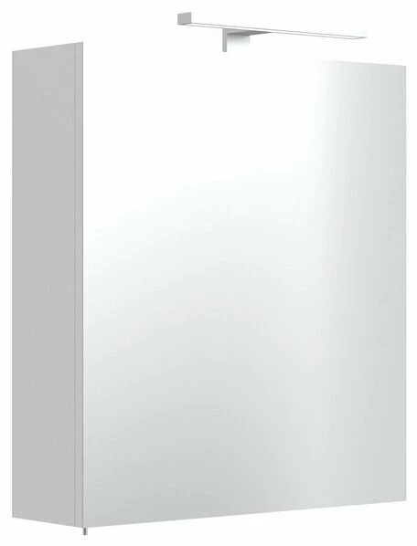 Spiegelschrank VIVA - Weiß Hochglanz - 55 Cm Breit 3 Spiegelschrank VIVA - Weiß Hochglanz - 55 Cm Breit