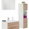 3-teiliges Badmöbel-Set VIVA - Eiche Hell -Wenko Verkaufsgeschäft 9004404400 1600Wx1600H 598Wx598H