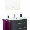 2-teiliges Badmöbel-Set LUNA - Anthrazit Seidenglanz - 80 Cm Breit -Wenko Verkaufsgeschäft 9004405700 1600Wx1600H 598Wx598H