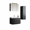 4-teiliges Badmöbel-Set - Anthrazit Seidenglanz - 82 Cm -Wenko Verkaufsgeschäft 9005177800 1600Wx1600H 598Wx598H