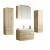 5-teiliges Badmöbel-Set - Eiche Hell - 82 Cm -Wenko Verkaufsgeschäft 9005178300 1600Wx1600H 598Wx598H