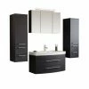 5-teiliges Badmöbel-Set - Anthrazit Seidenglanz - 100 Cm -Wenko Verkaufsgeschäft 9005179000 1600Wx1600H 598Wx598H