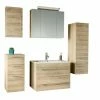 5-teiliges Badmöbel-Set HOMELINE 80 - Eiche Hell -Wenko Verkaufsgeschäft 9005241200 1600Wx1600H 598Wx598H
