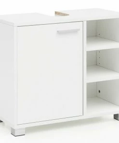 Waschbeckenunterschrank - Weiß - 60 Cm