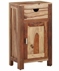 Badschrank - Sheesham Massivholz - Eine Schublade - 46 Cm