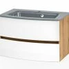 Waschtisch KOPENHAGEN - Weiß-Wotan Eiche - 80 Cm -Wenko Verkaufsgeschäft 9005721100 1600Wx1600H 598Wx598H