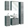 5-teiliges Badmöbelset - Graphit Struktur -Wenko Verkaufsgeschäft S000013600 1600Wx1600H 598Wx598H